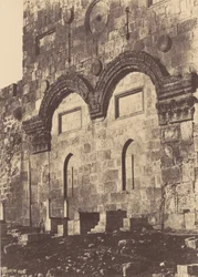 Jérusalem. Enceinte du Temple. Porte Dorée